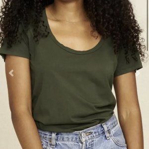 For Days Organic Cotton Tee in Dark Green